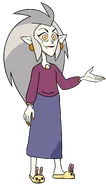 Eda in her nightclothes in "Witches Before Wizards" and "The Intruder".