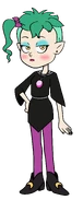 Amity's brief makeover from the Abomaton in "Escaping Expulsion".