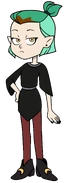 Amity's debut appearance in her previous casual in "Through the Looking Glass Ruins".