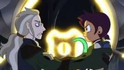 Belos trying to convince Luz he has her best interest as a human at heart.