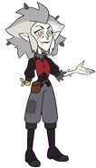 Eda with her curse partially showing in "For the Future".