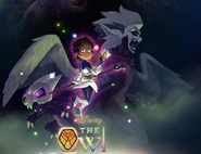 Eda in her harpy form in the "Watching and Dreaming" poster.