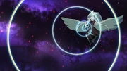King unleashing a sonic blast.
