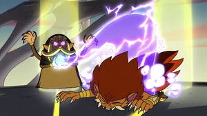 Head Witch Osran creating an energy construct.