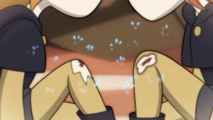 ...to transfer half of young Eda's wound to herself.