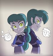 Una ilustración de Emira y Edric Blight por Matthieu Cousin en Abril 20, 2020.