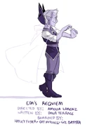 "Eda's Requiem artwork by Dana Terrace.