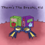 "Them's the Breaks, Kid" artwork by Rebecca Bozza.