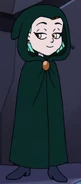 Amity wearing a cloak with the hood on in "Escaping Expulsion".