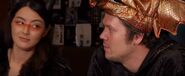 Jane and Mike as Prudence and Egbert in A Fishmas Carol.