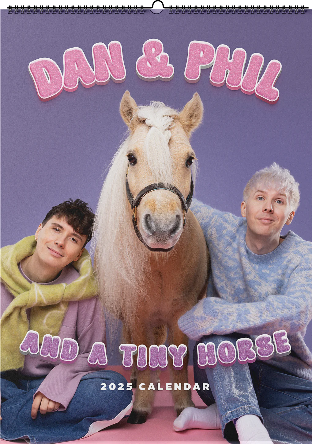 Dan and Phil and A Tiny Horse 2025 Calendar