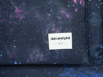 Dan and phil galaxy backpack hotsell