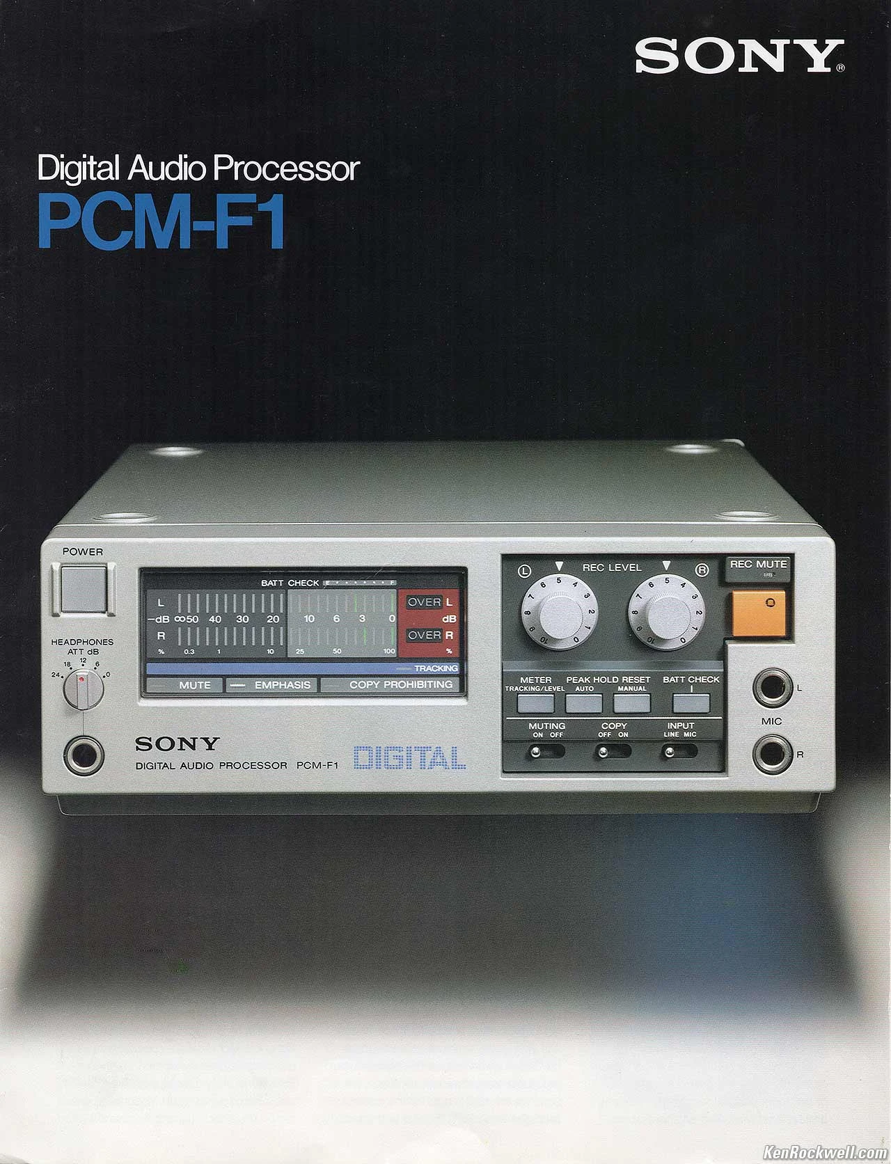 Sony PCM-F1 | The Police equipment Wiki | Fandom