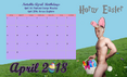 April 2018, with sexy bunny Draco provided by Dave