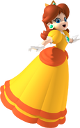 Daisy's official artwork for Mario Party 8.