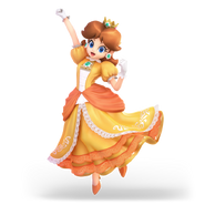 Daisy in official artwork for "Super Smash Bros. Ultimate".