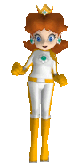 Daisy in her jumpsuit from Mario Kart Wii.