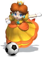 Daisy's official artwork for Mario Party 4.