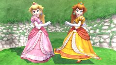 princess peach and daisy brawl