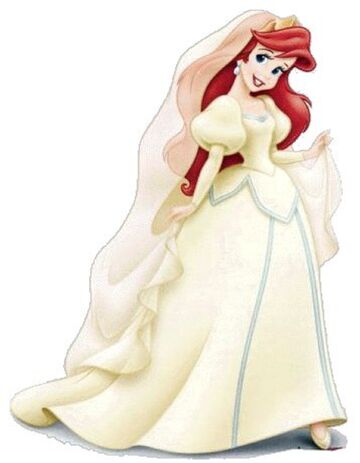 Ariel the little hot sale mermaid wedding dress