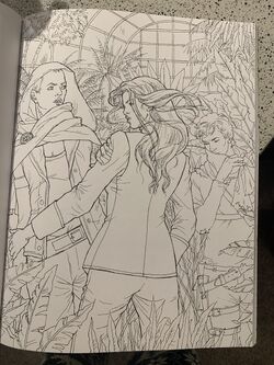 Red Queen: The Official Coloring Book, Red Queen Wiki