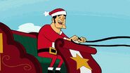 S2E20 Dick Daring piloting sleigh