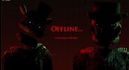 Lockjaw with Kitty in the second "Offline" image.