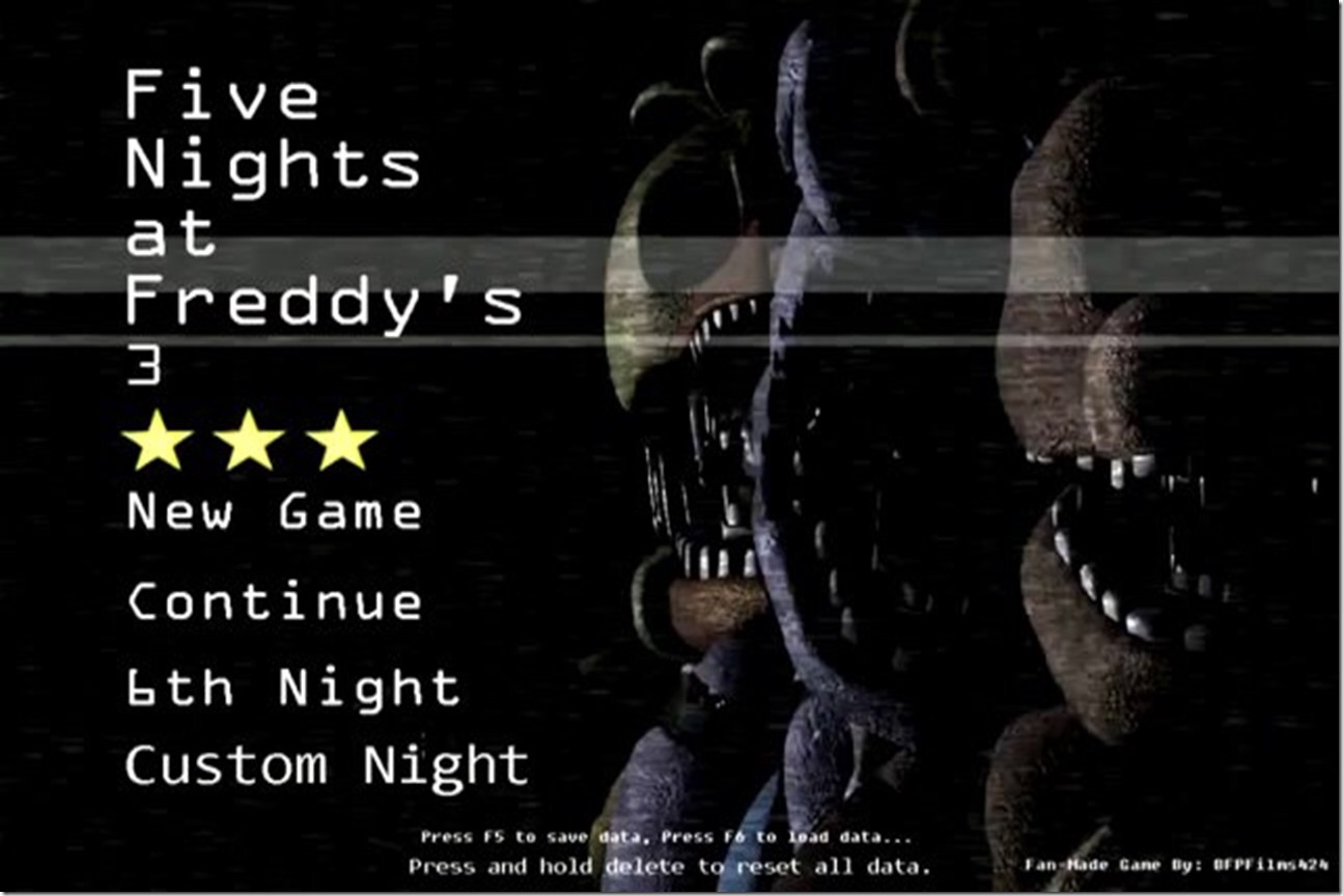 FNAF 3 - Five Nights At Freddy's 3 - Play FNAF 3 - Five Nights At