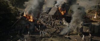 Debris striking Tirharad