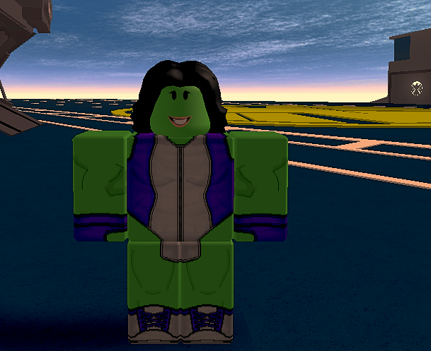 Skin) Red Hulk Skin - Roblox