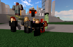 Roblox - MOD conheci o THOR!! 