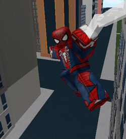 Spider Man The Roblox Marvel Omniverse Wiki Fandom - spider man outfit roblox