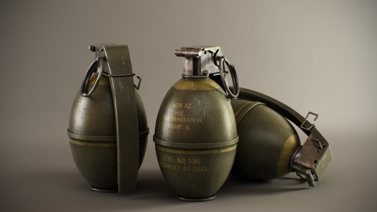 M26 Hand Grenade | The Rock Film Wiki | Fandom