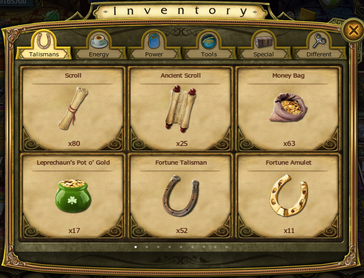 Inventory-Talismans