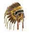 C135 Great chieftain i01 Eagle feather headdress