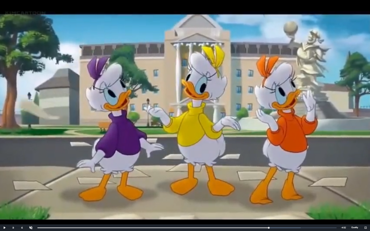 April may and june duck the secret world of the animated characters