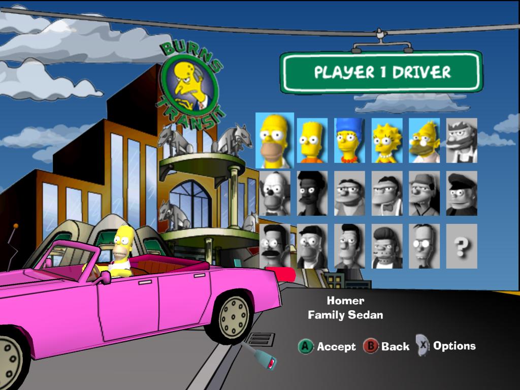 Road Rage | The Simpsons: Road Rage Wiki | Fandom