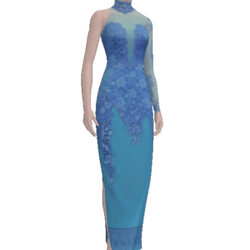 The Sims Resource - Ornately Curve-Enhancing Dress
