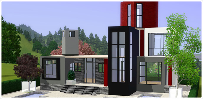 sims 3 luxury house