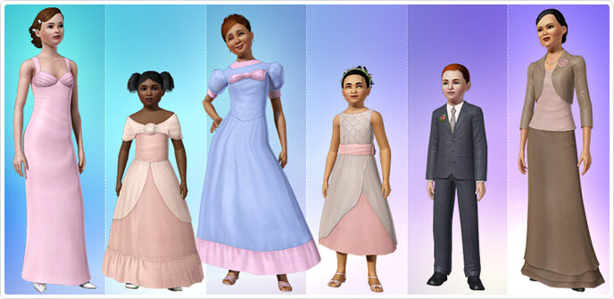 Sims 3 Wedding Dress