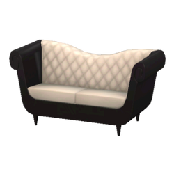 Gothic Glamour Living Room- Aichmophobia Despair Sofa - Store - The Sims™ 3