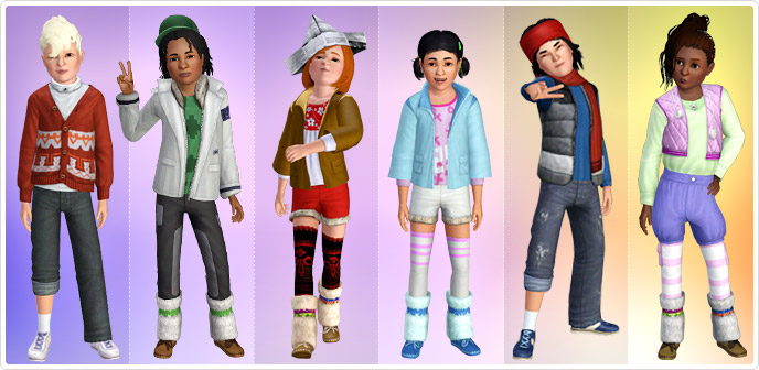 sims 3 cc clothes for everyday for kids