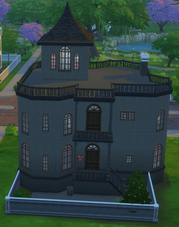 sims 4 gothic house