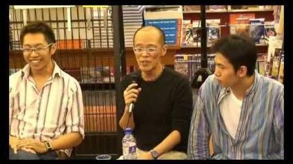 SQ21_book_launch_at_Kinokuniya_-_Leow_Yangfa_&_Dominic_Chua