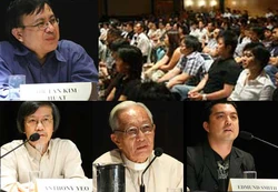 Speakers and the audience at the forum on Christianity and homosexuality organised by Safehaven.