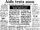 Archive of "Special lab to do Aids tests soon", The Straits Times, 18 May 1985