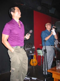 Dr. Tan Chong Kee being introduced by Daniel Tung, the chairman of the lecture