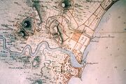 Part of Singapore Island (British Library India Office Records, 1825, detail)