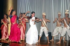 Kumar in a traditional dance number.