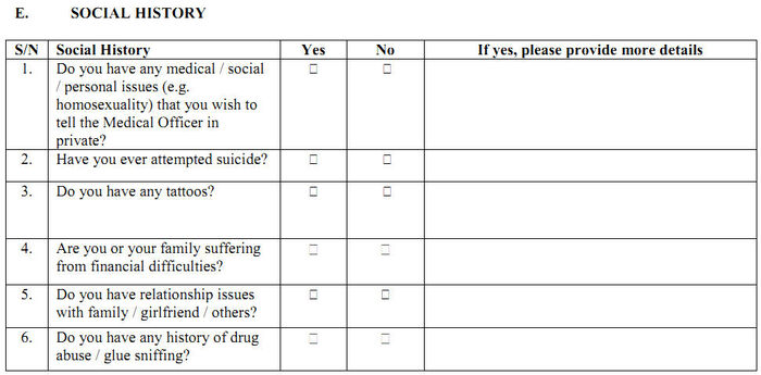 MedicalScreeningQuestionnaire